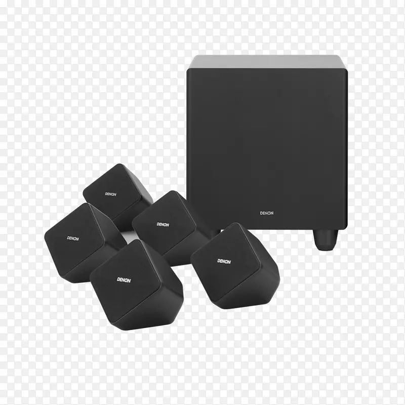 Denon 5.1ch多媒体扬声器sys 2020 5.1环绕声家庭影院系统扬声器-视听