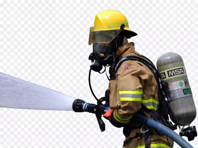 消防队员自给式呼吸器消防处消防员