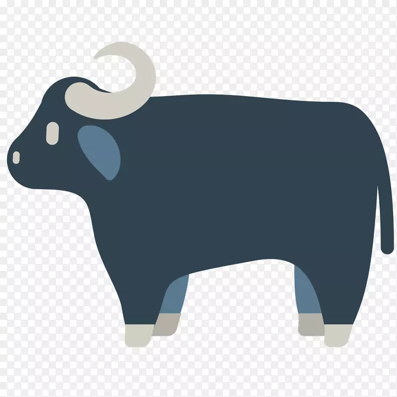 牛，水牛，表情符号牛，美洲野牛-避免大惊小怪