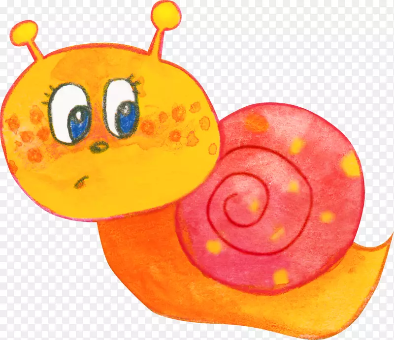 绘画剪贴画-蜗牛