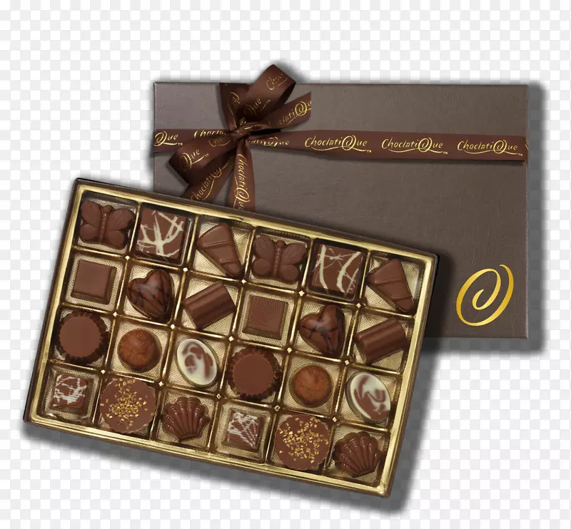 纯巧克力松露巧克力棒-巧克力盒