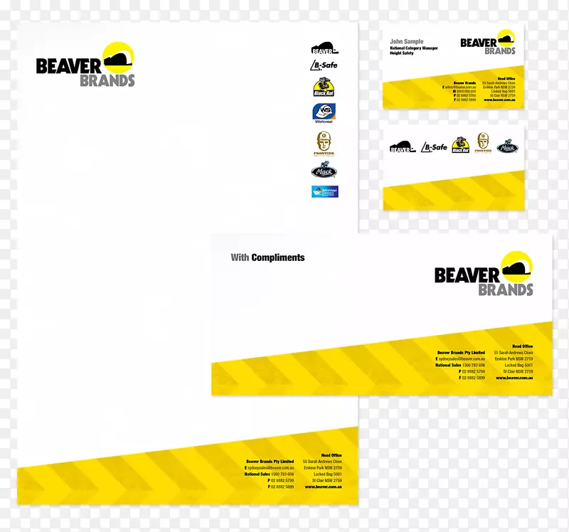 海狸品牌徽标图形设计网页开发