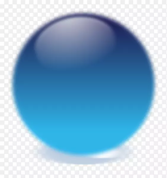 球形蓝色水晶球