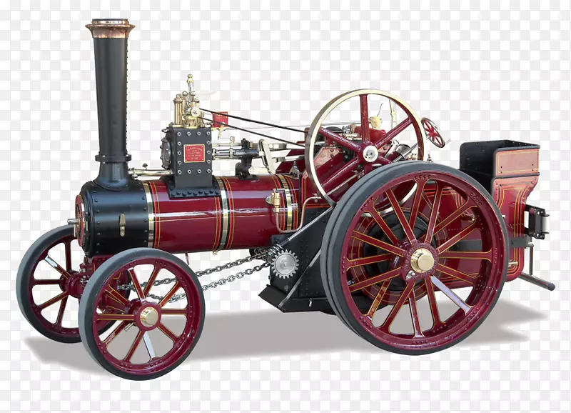 蒸汽机蒸汽拖拉机活蒸汽机