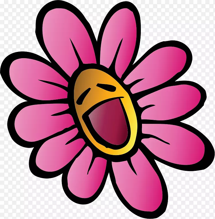 花幸福剪贴画-花