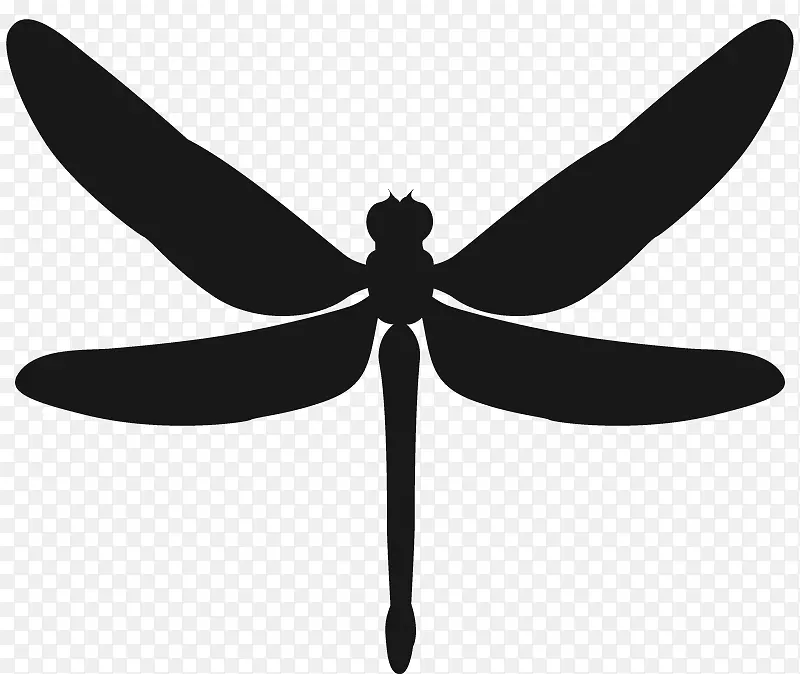 模板贴纸蜻蜓昆虫-蜻蜓
