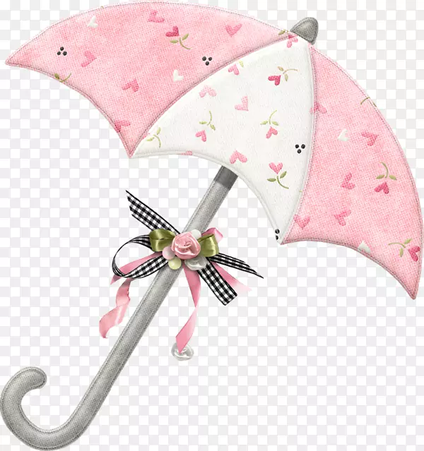 新娘淋浴伞剪贴画情侣婚纱剪贴画-雨伞