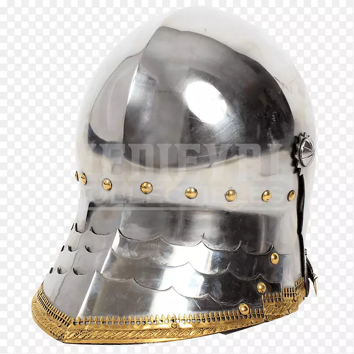 中世纪盔甲的头盔Sallet骑士中世纪部件-头盔