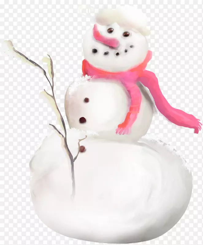 雪人浆果剪贴画-雪人