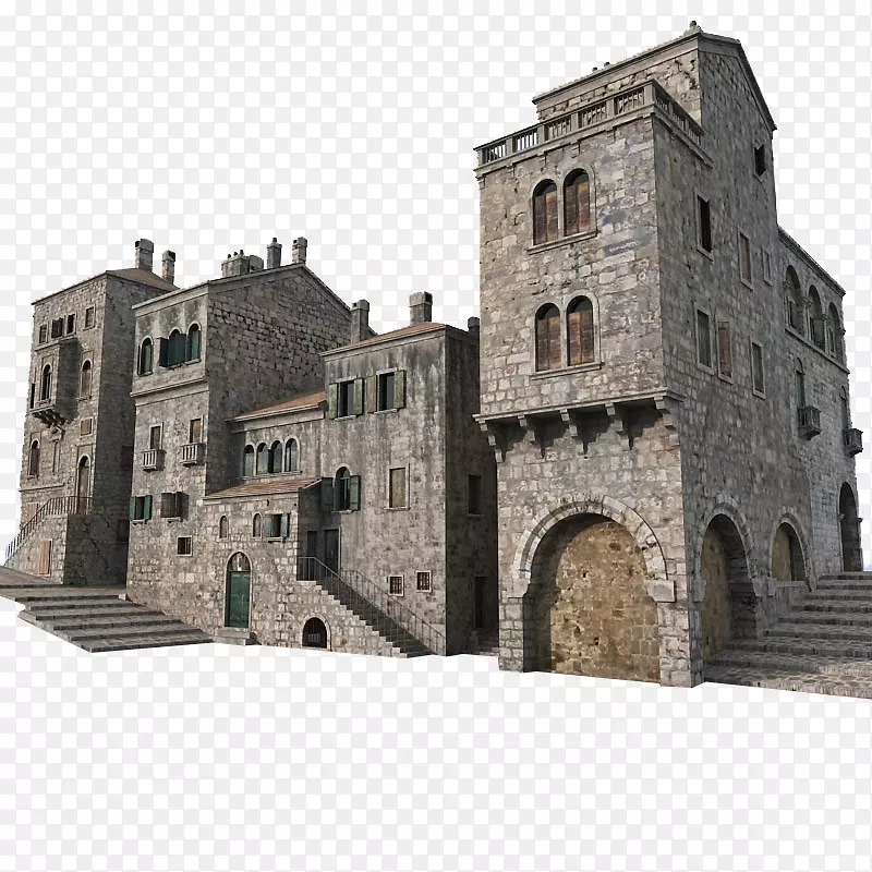 中世纪建筑史、立面、历史遗址