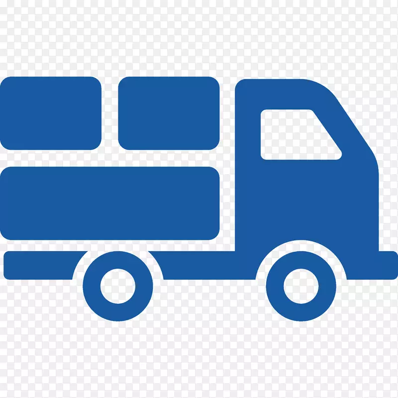卡车装载运输计算机图标运输交付-卡车