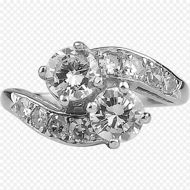 耳环订婚戒指结婚戒指钻石戒指