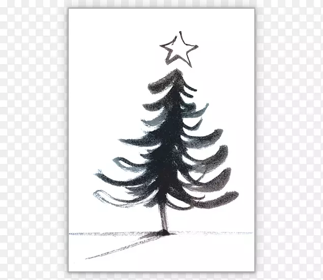 杉木圣诞装饰云杉圣诞树松树-圣诞树