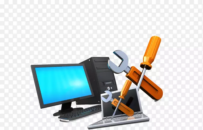 膝上型计算机修理技术员台式计算机.膝上型计算机