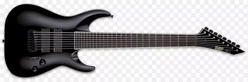 七弦吉他esp有限公司ec-1000特别是毒蛇吉他-吉他