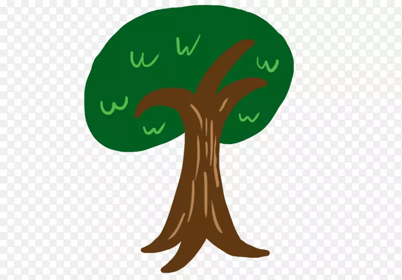 树标志字体-树