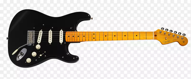 护舷挡泥板黑色挡泥板David Gilmour签名Stratocaster Squier豪华热轨平底护舷乐器公司-吉他