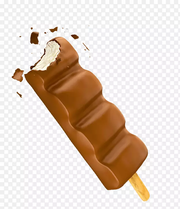 巧克力冰淇淋冻甜点冰淇淋