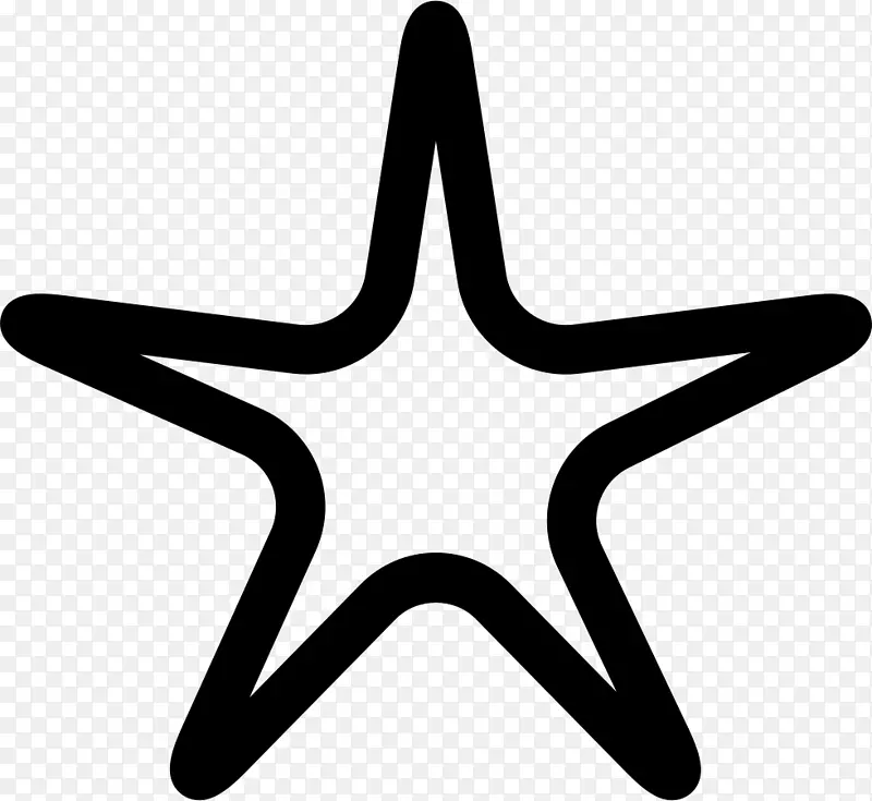 五角星符号电脑图标剪贴画明星