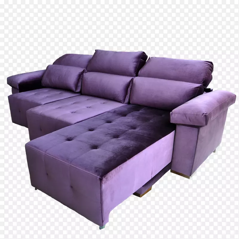 沙发床沙发紫色椅子-紫色