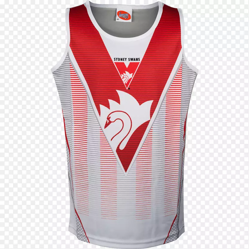 悉尼天鹅运动衫澳大利亚足球联赛无袖T恤