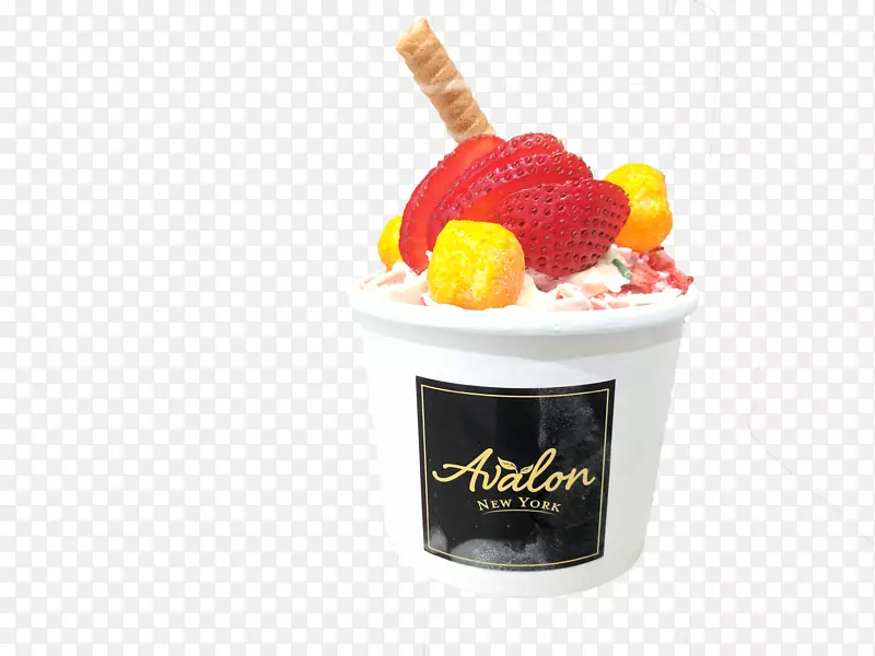 圣代冰淇淋，Avalon，纽约冰淇淋，冷冻酸奶-冰淇淋