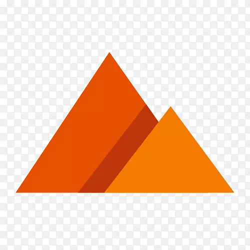计算机图标等边三角形线三角形