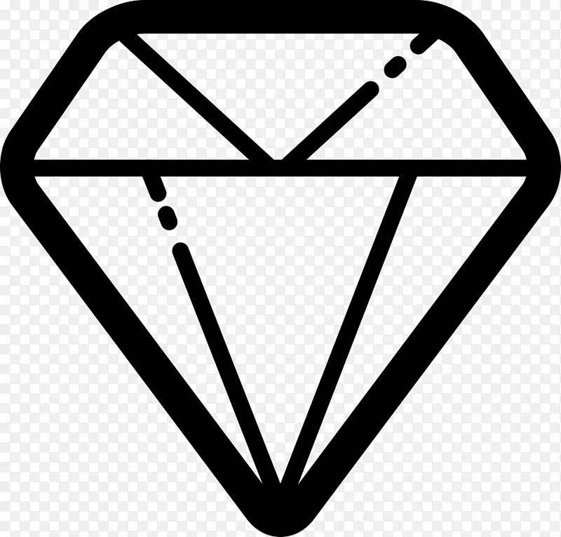 钻石计算机图标宝石抛光-钻石