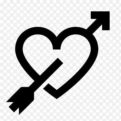 电脑图标心脏箭头下载剪辑艺术-心脏
