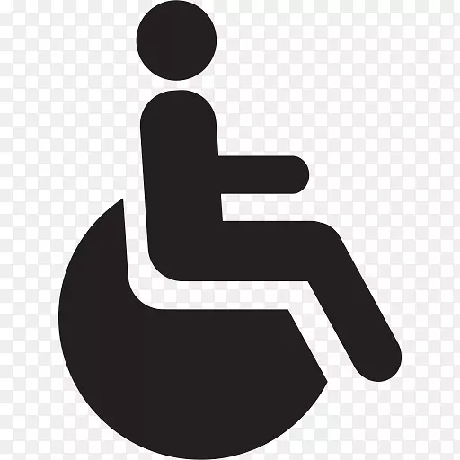 残疾轮椅无障碍电脑图标