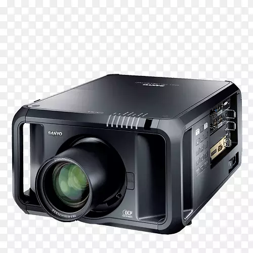 多媒体投影机三洋pdg-dht 8000l高清晰度电视数字光处理.投影仪