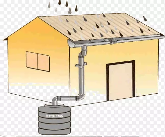 雨水收集建筑雨水桶-水