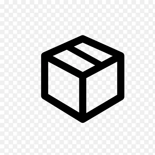 立方体形状几何计算机图标方形立方体