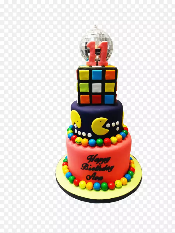 生日蛋糕，糖霜，蛋糕，装饰布鲁奇饼干，纽约-蛋糕
