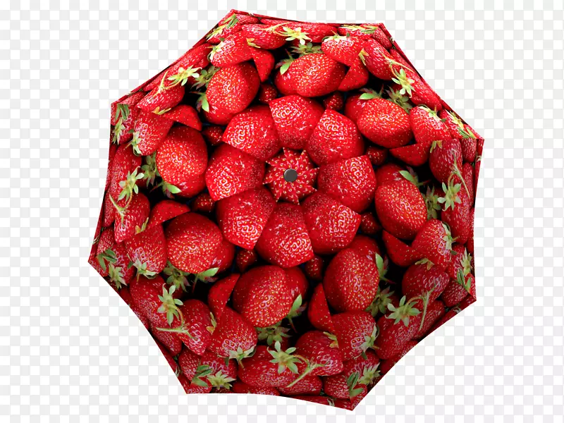 草莓圣诞礼物假日伞-草莓