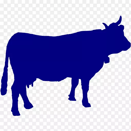 肉牛、安格斯牛、艾尔郡牛、剪贴画.剪影