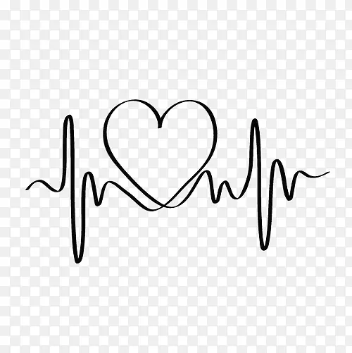 绘制脉搏心脏轮廓-心脏