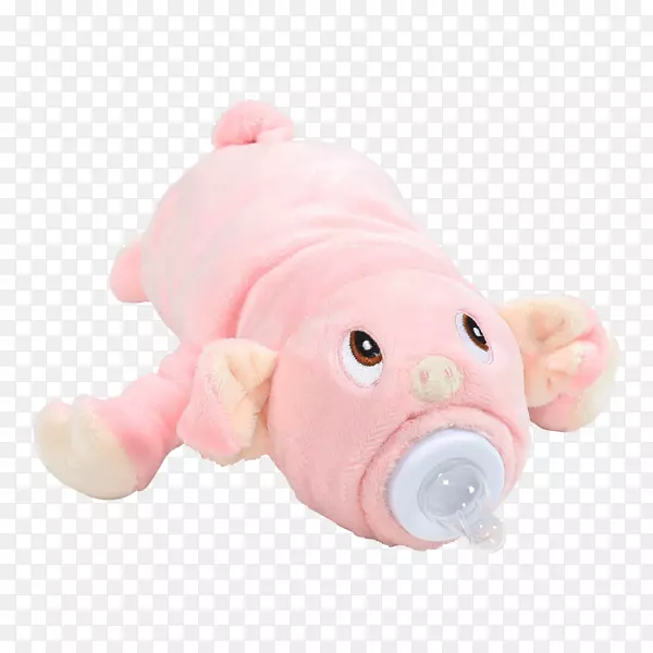 猪毛绒玩具毛绒鼻子粉红m-猪