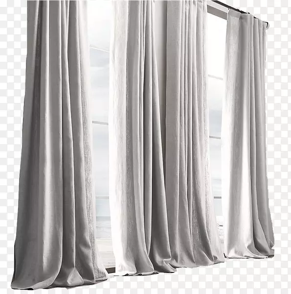 窗帘和窗帘栏杆遮阳罗马遮阳窗