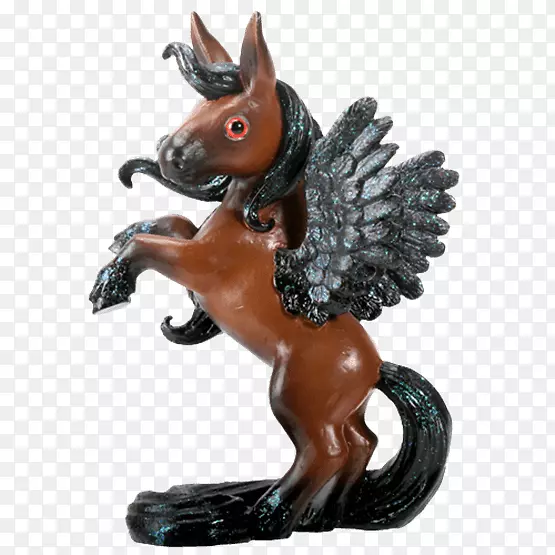 雕像飞马独角兽传说中的生物-飞马