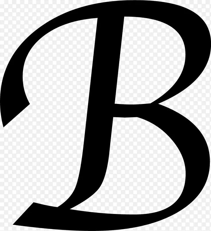 字母b首字母剪贴画