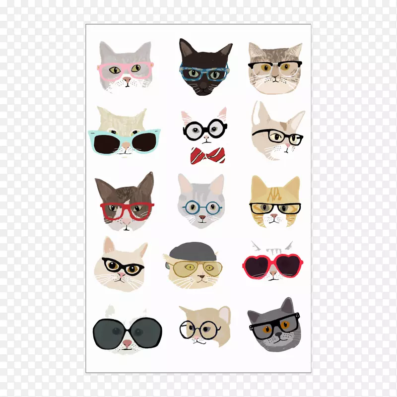 猫狗眼镜-猫