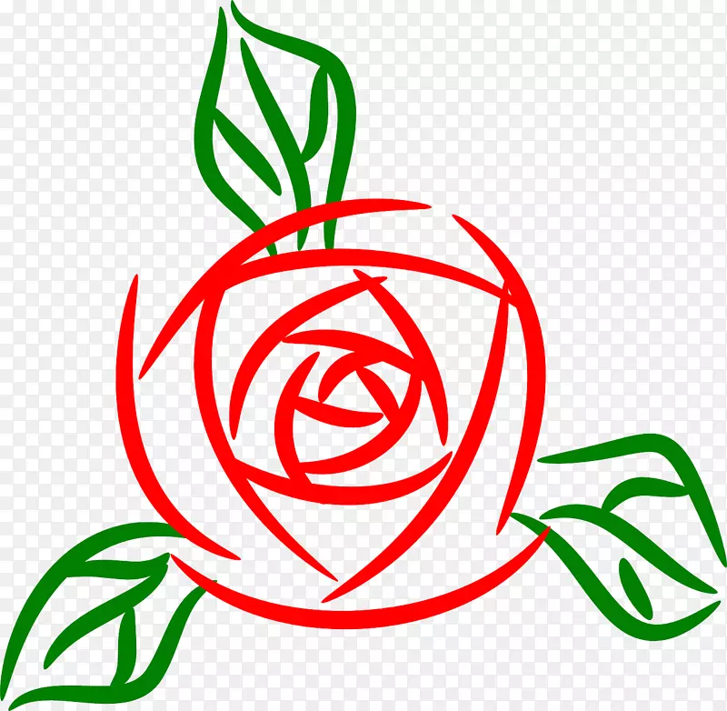 黑色玫瑰剪贴画