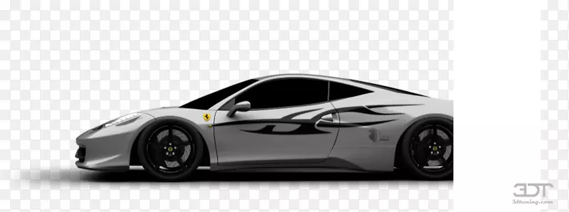 法拉利458轿车豪华车汽车设计-汽车