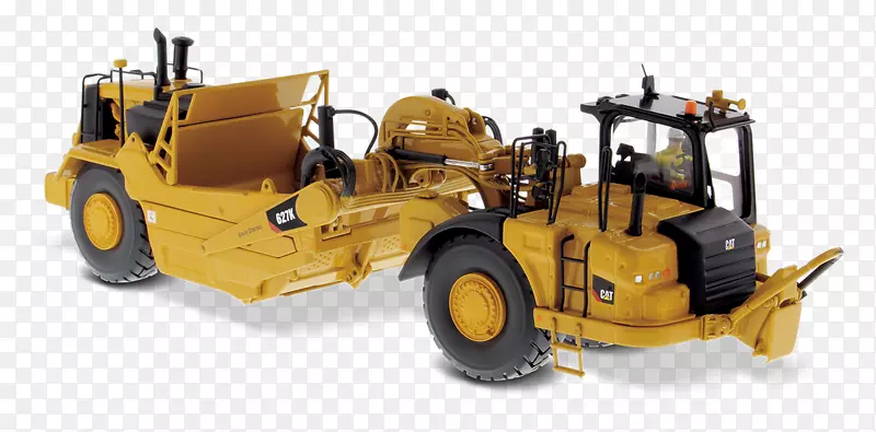 卡特彼勒公司轮式拖拉机-刮板机-压铸玩具推土机-拖拉机