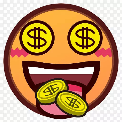 Emojipedia金钱笑脸表情符号-表情符号