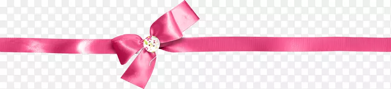 缎带结粉红色m-带