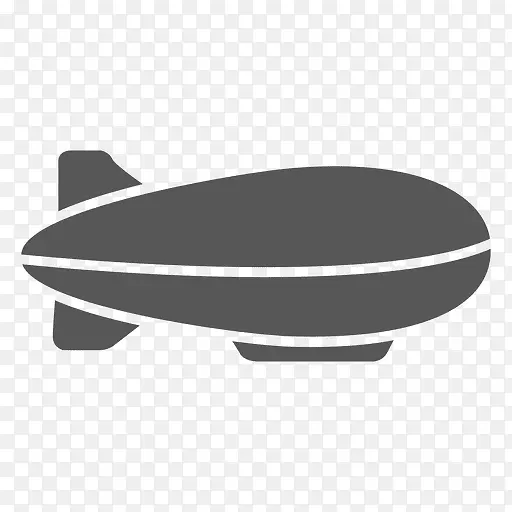 齐柏林飞艇计算机图标飞机飞艇-飞机