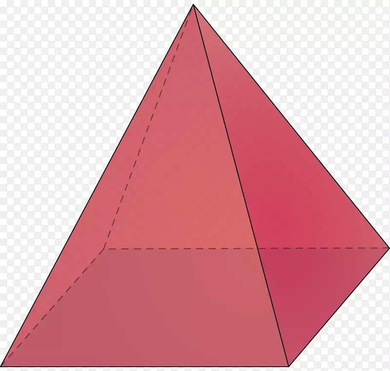 三角形金字塔粉红色m三角形