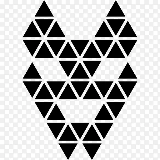 形状对称多边形三角形生物